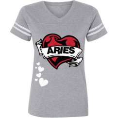 Ladies Relaxed Fit Vintage Sports Tee