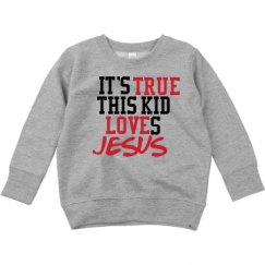 Toddler Crewneck Basic Promo Sweatshirt