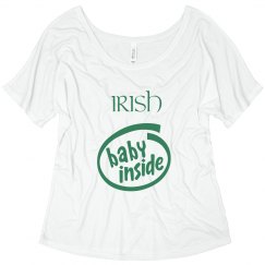 Irish Baby Inside Maternity Top