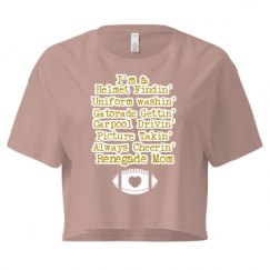 Ladies Festival Cali Crop Top Tee