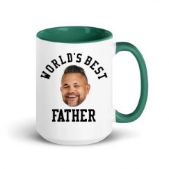 15oz Ceramic Mug with Color Inside