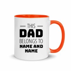 11oz Ceramic Mug with Color Inside