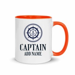 11oz Ceramic Mug with Color Inside