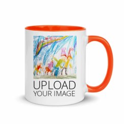 11oz Ceramic Mug with Color Inside