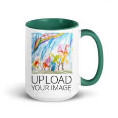 15oz Ceramic Mug with Color Inside