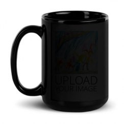 15oz Black Glossy Mug