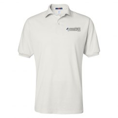 Unisex SpotShield 50/50 Polo Shirt White
