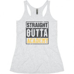 Ladies Slim Fit Super Soft Racerback Triblend Tank