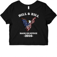 Ladies Slim Fit Crop Top Tee