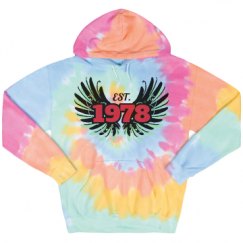 Unisex Tie-Dye Fleece Hoodie
