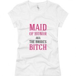 Ladies Slim Fit Basic Promo Jersey Tee