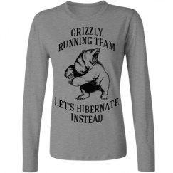 Ladies Relaxed Fit Basic Long Sleeve Tee