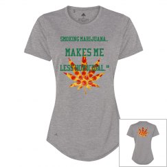 Smoking Marijuana Makes Me Less Homicidal T-Shirt.