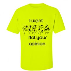 Unisex Ultra Cotton Safety Neon Crewneck Tee