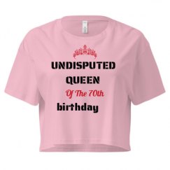 Ladies Festival Cali Crop Top Tee