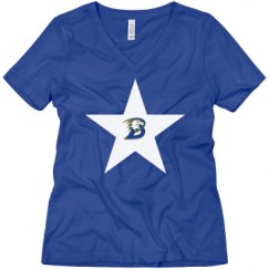Ladies Relaxed Fit V-Neck Tee