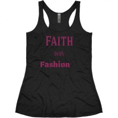 Ladies Slim Fit Super Soft Racerback Triblend Tank