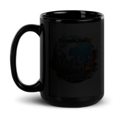 15oz Black Glossy Mug