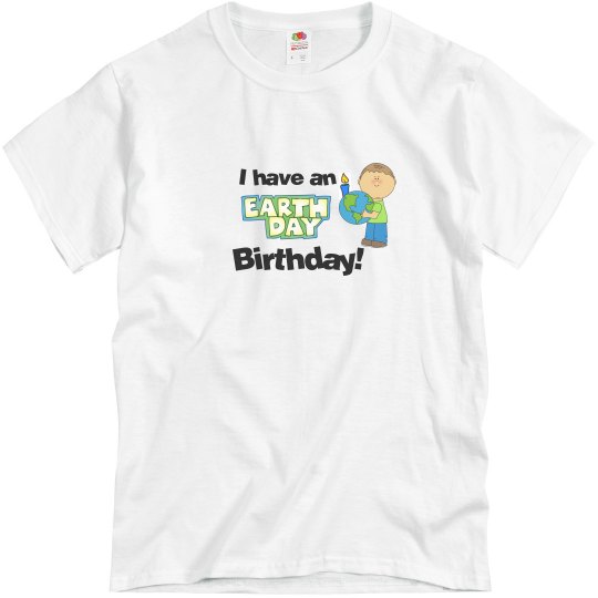 Earth Day Birthday - Grey
