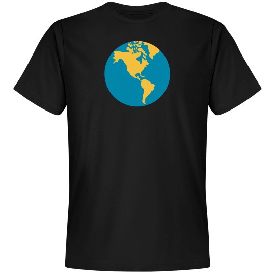 Earth Globe Americas Unisex Next Level Premium Tee 