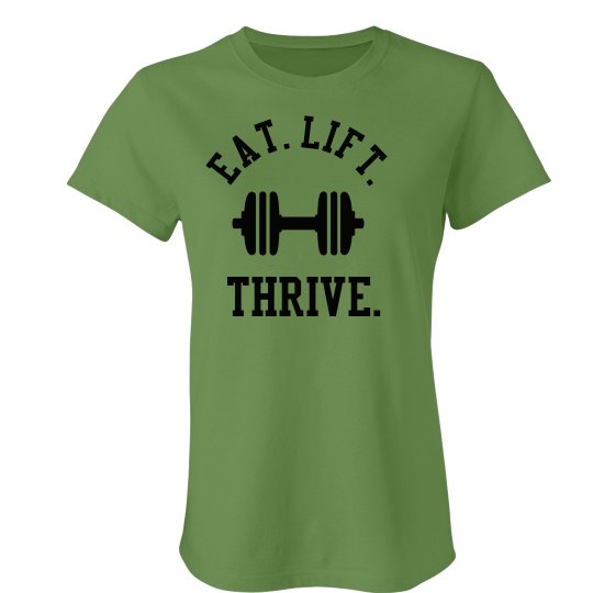 Eat Lift Thrive T Leaf