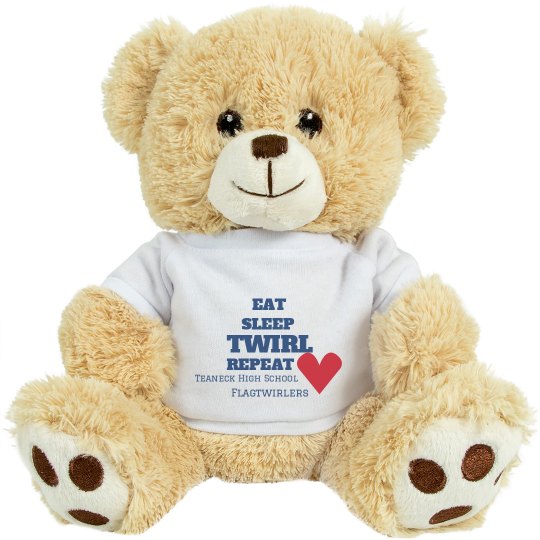 Eat Sleep Twirl Repeat Teddy Bear