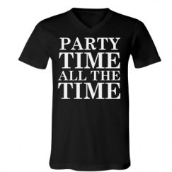 Unisex V-Neck Jersey Tee