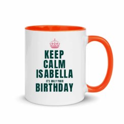 11oz Ceramic Mug with Color Inside