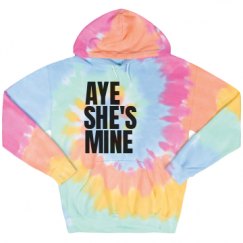 Unisex Tie-Dye Fleece Hoodie