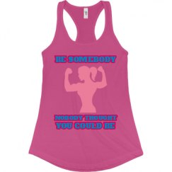Ladies Slim Fit Racerback Tank Top