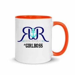 11oz Ceramic Mug with Color Inside