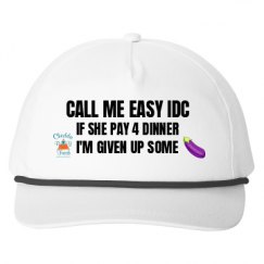 Snapback Five-Panel Rope Hat