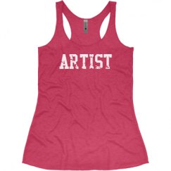 Ladies Slim Fit Super Soft Racerback Triblend Tank