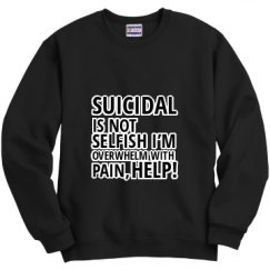 Unisex Film and Foil Crewneck Sweatshirt