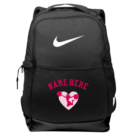 design a nike backpack Custom Name Cheer Backpack