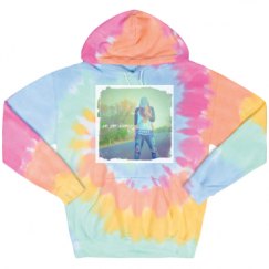 Unisex Tie-Dye Fleece Hoodie