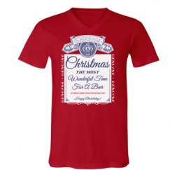 Unisex V-Neck Jersey Tee