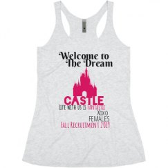 Ladies Slim Fit Super Soft Racerback Triblend Tank