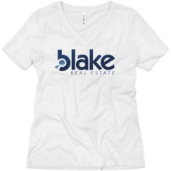 Ladies Relaxed Fit V-Neck Tee