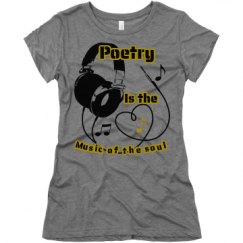 Ladies Slim Fit Super Soft Triblend Tee