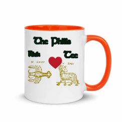 11oz Ceramic Mug with Color Inside