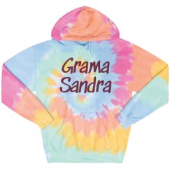 Unisex Tie-Dye Fleece Hoodie