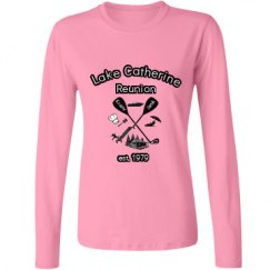 Ladies Relaxed Fit Basic Long Sleeve Tee