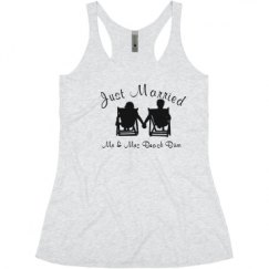 Ladies Slim Fit Super Soft Racerback Triblend Tank