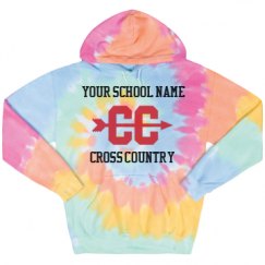 Unisex Tie-Dye Fleece Hoodie