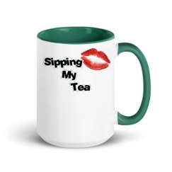 15oz Ceramic Mug with Color Inside