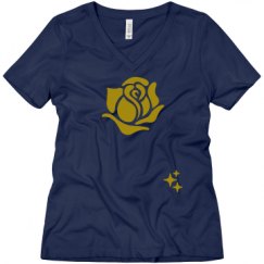Ladies Relaxed Fit V-Neck Tee