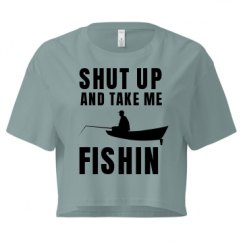 Ladies Festival Cali Crop Top Tee