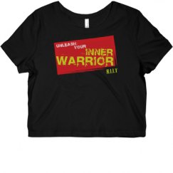 Ladies Slim Fit Crop Top Tee