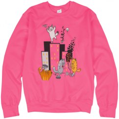 Unisex Neon Crewneck Sweatshirt